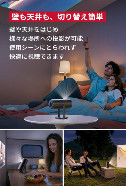 Nebula 公式プロジェクタージンバルスタンド (Capsuleシリーズ用) 対応機種：Capsule 3 / Capsule 3 Laser / Capsule ll / Capsule / Capsule Pro